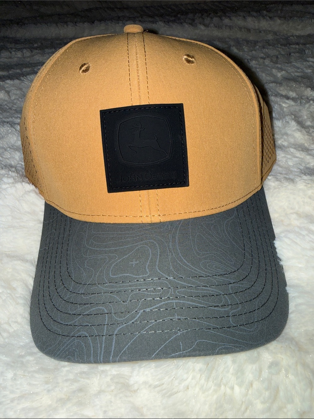 John Deere Tan Cap